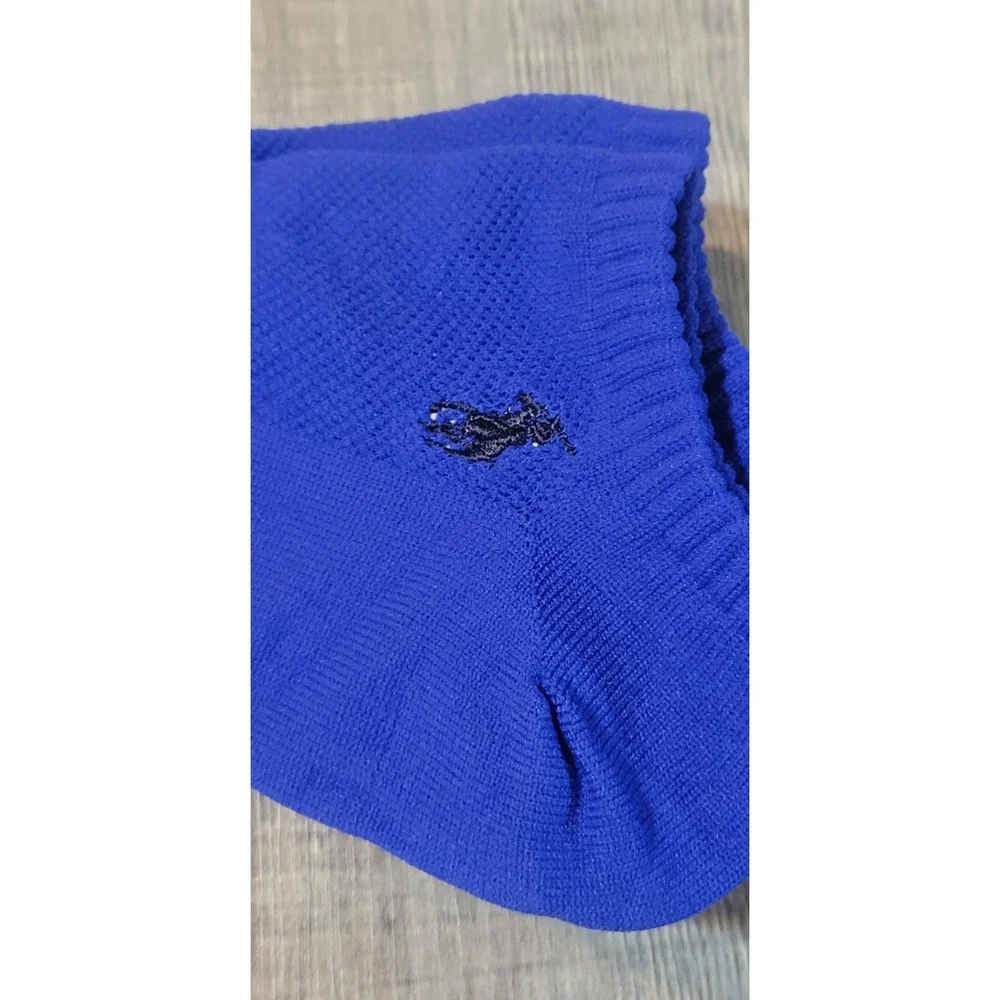Polo Ralph Lauren Technical Sport 3 Pack Socks Royal Blue Navy White 10-13